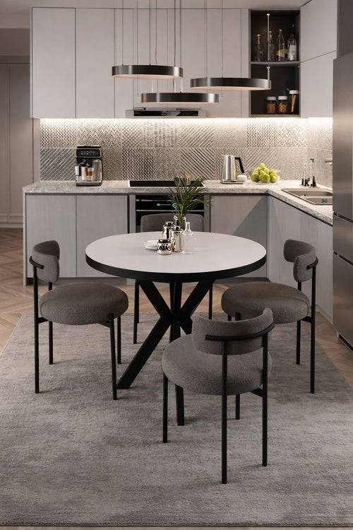 Modern Dining Table & Chairs Set