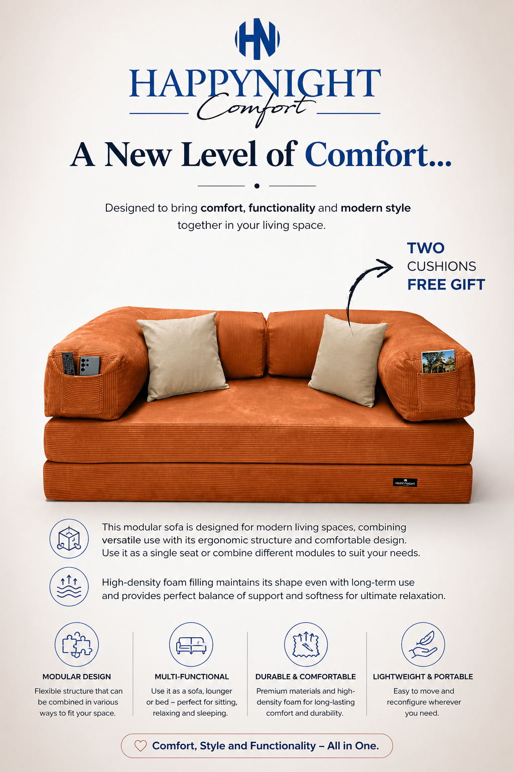 Foam Sofa Sofya
