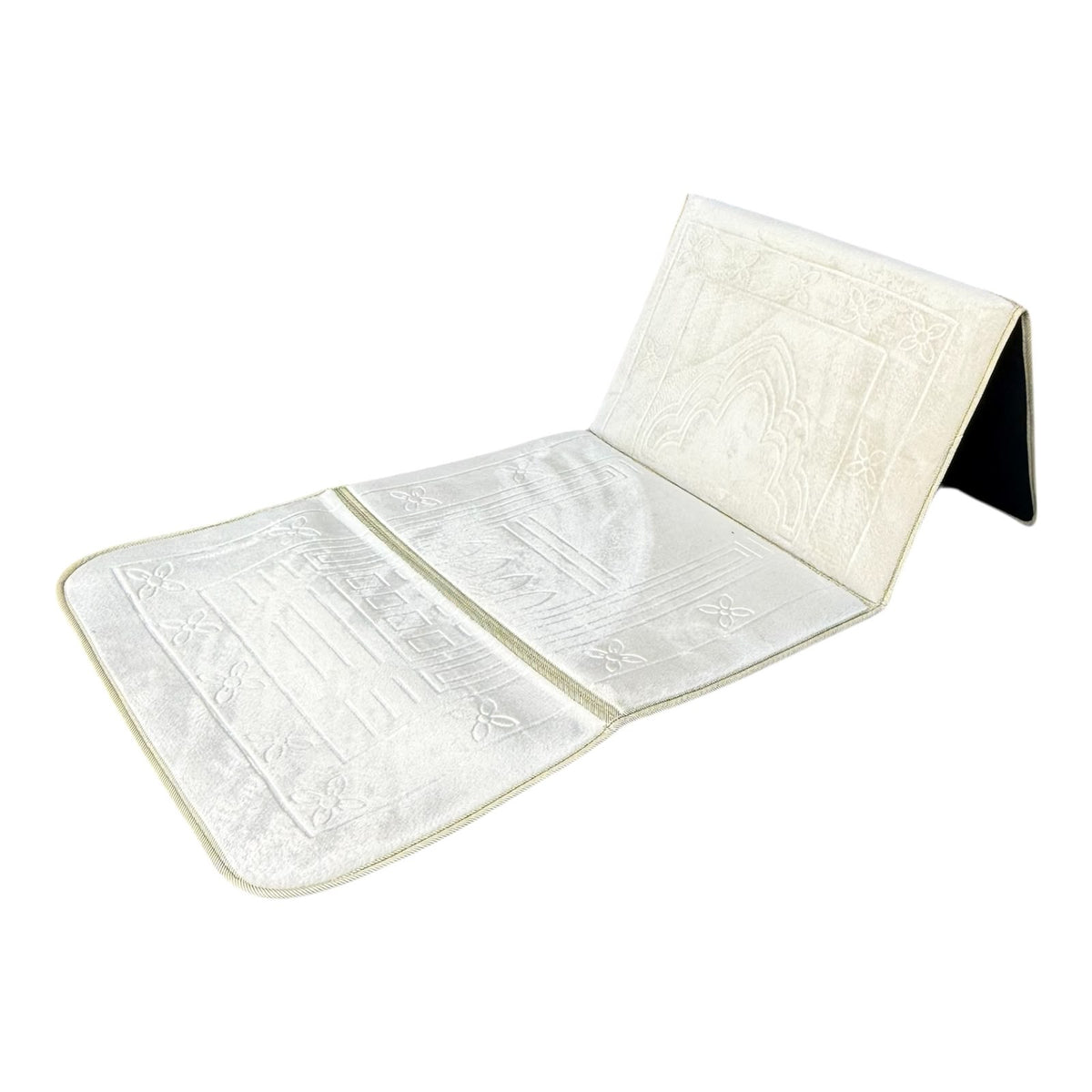 Luxury Foldable Islamic Prayer Rug – Comfortable Prayer Mat with Backrest